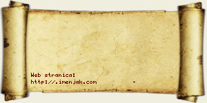 Tina Jakšić vizit kartica